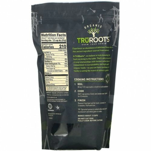 TruRoots, Органический, проросший квиноа, 12 унций (340 г)