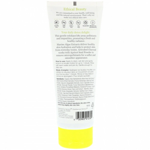 Derma E, Очищающий ежедневный скраб-детокс, 4 унции (113 г)