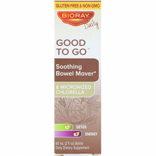 Bioray Inc., Good To Go, Успокаивающее слабительное, 2 ж. унц.(60 мл)