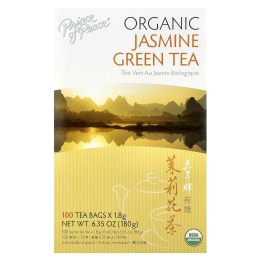Prince of Peace, органический зеленый чай с жасмином, 100 чайных пакетиков, 180 г (6,35 унции)