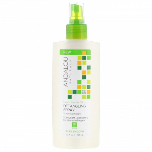 Andalou Naturals, Экзотическое  Масло Марулы,  Облегчающий  расчёсывание Спрей, 8,2 жидких унций (242 мл)