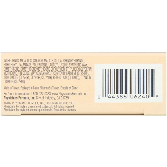 Physicians Formula, Блестящие полоски, все в одном, специальная нудовая палитра, для глаз и лица, натуральный нудовый оттенок, 0,26 унции (7,5 г)