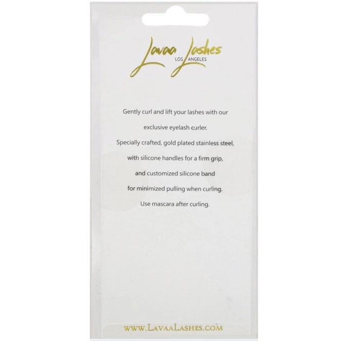 Lavaa Lashes, Щипцы для завивки ресниц, золотистые, 1 шт.