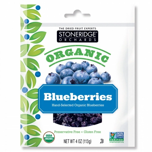 Stoneridge Orchards, Черника органического происхождения, 4 унции (113 г)