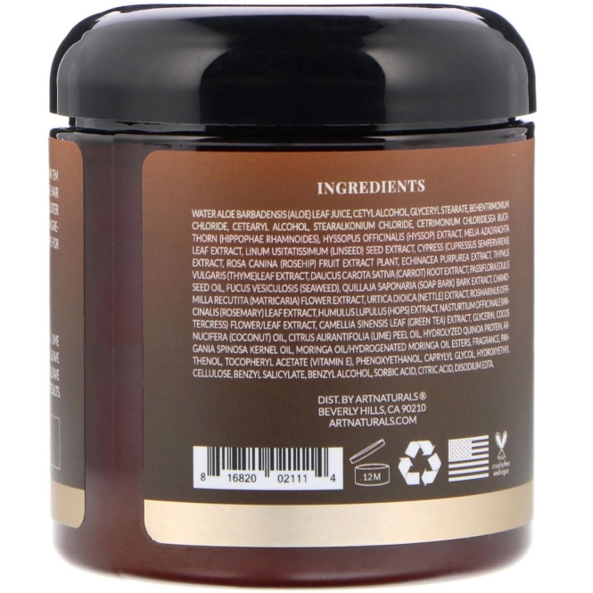 Artnaturals, Маска для волос с кокосом и лаймом, 8 унц. (226 г)