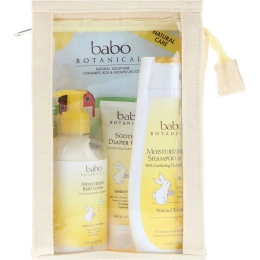 Babo Botanicals, Подарочный набор для новорожденного, с овсяным молочком и календулой, из 3 частей