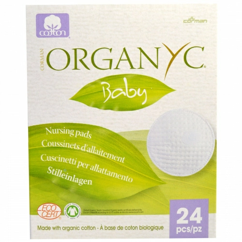 Organyc, Тампоны для ухода для малышей, 24 шт.
