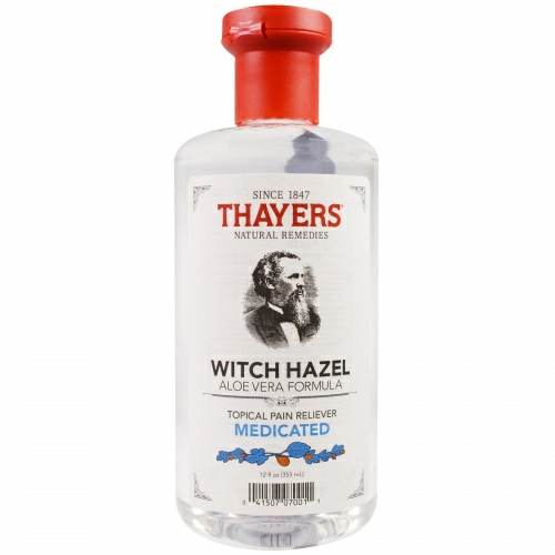 Thayers, Гамамелис, лекарственное средство, местное обезболивающее, 12 жидких унций (355 мл)
