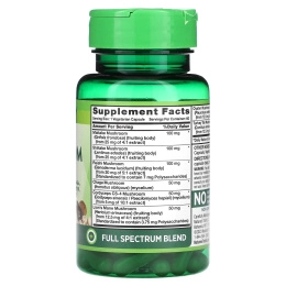 Nature's Truth, Super 8, комплекс с грибами, 60 вегетарианских капсул