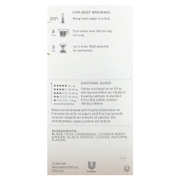 TAZO, Black Tea, чай со вкусом ванили и карамели, 20 чайных пакетиков, 50 г (1,8 унции)