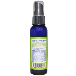 Madre Labs, Лемонграсс, на ходу, средство очистки рук, без спирта, с алоэ, 2 жидк. унц. (60 мл)