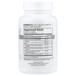 NBI, Calm + Clear®, средство от стресса и поддержки надпочечников, 60 капсул