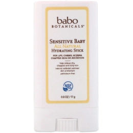 Babo Botanicals, Sensitive Baby, натуральный увлажняющий стик, 0,6 унц. (17 г.)