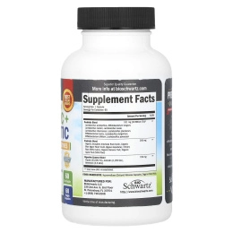 BioSchwartz, пребиотики, пробиотики и цельнопищевые ферменты с повышенной силой действия, 20 млрд КОЕ, 60 растительных капсул