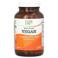 Pure Essence, Real-Zymes, веганское питание, 90 капсул в растительной оболочке