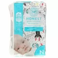 The Honest Company, Honest Diapers, Super-Soft Liner, Newborn, Space Travel, Up to 10 Pounds, 32 Diapers