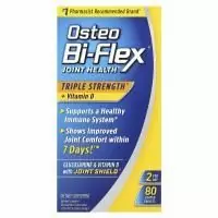 Osteo Bi-Flex, Joint Health, здоровье суставов, тройная сила с витамином D, 80 таблеток в оболочке