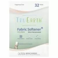 Tru Earth, Кондиционер для белья и эко-полоски, ультраконцентрированные, без отдушек, 32 полоски