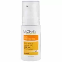 MyChelle Dermaceuticals, Солнцезащитный жидкий тинт SPF 50, нормальный, светло-бежевый, 1 унция (30 мл)