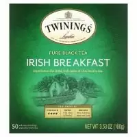 Twinings of London, Чистый черный чай Ирландский завтрак 50 шт