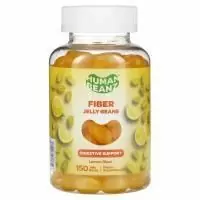 Human Beanz, Желейные бобы с клетчаткой, лимонный взрыв, 150 мармеладных бобов