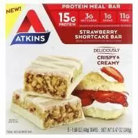 Atkins, Батончик протеиновой муки Клубника 5 батончиков