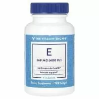 The Vitamin Shoppe, витамин E, 268 мг (400 МЕ), 120 мягких таблеток