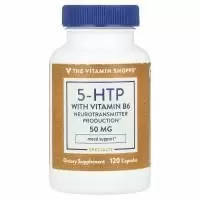 The Vitamin Shoppe, 5-HTP с витамином B6, 50 mg, 120 капсул