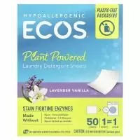 Earth Friendly Products, ECOS®, моющее средство для стирки на растительной основе, лаванда и ваниль, 50 шт.