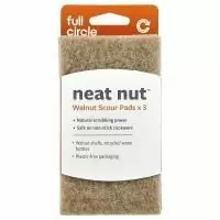 Full Circle, Neat Nut, очищающие губки со скорлупой грецкого ореха, 3 шт.