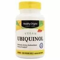Healthy Origins, Веганский убихинол (100 мг) 150 софтгелей