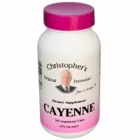 Christopher's Original Formulas, Кайенский перец, 475 мг, 100 вегетарианских капсул