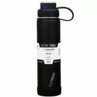 EcoVessel, Бутылка для воды с каменной изоляцией и ситечком Black Shadow - 24 унции 1 шт