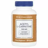 The Vitamin Shoppe, Ацетил L-карнитин, 500 мг, 60 капсул