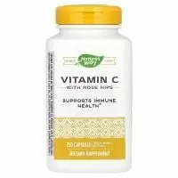 Nature's Way, Витамин C-500 с шиповником, 250 капсул