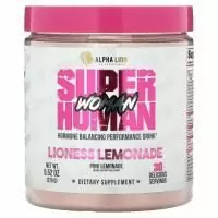 ALPHA LION, SuperHuman Woman, Лимонад львица, розовый лимонад, 270 г (9,52 унции)