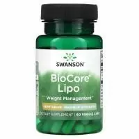 Swanson, BioCore Lipo, максимальная сила действия, 60 растительных капсул
