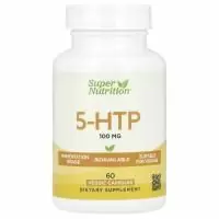Super Nutrition, 5-HTP, 100 mg, 60 Veggie Capsules