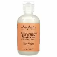 SheaMoisture, Curl & Shine Shampoo, для густых вьющихся волос, кокос и гибискус, 95 мл (3,2 жидк. унц.)