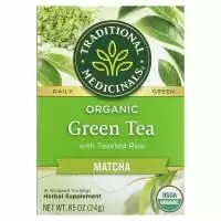 Traditional Medicinals, Органический зеленый чай Матча 16 шт.