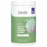 Life-flo, Гидролизованный коллагеновый порошок из мяса крупного рогатого скота травяного откорма, без ароматизаторов, 12,7 унции (360 г)