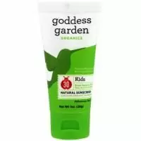Goddess Garden, Органический продукт, для детей, натуральное солнцезащитное средство, SPF 30, 1 унция (28 г)