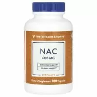 The Vitamin Shoppe, NAC, 600 мг, 100 капсул