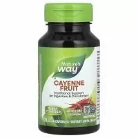 Nature's Way, плод кайенского перца, 40 000 SHU/г, 100 веганских капсул