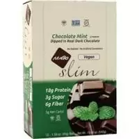 Nugo Nutrition, Тонкий веганский батончик Шоколадно-мятный 12 батончиков
