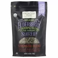 Frontier Natural Products, Органическая смесь бузины и трав для приготовления сиропа, смесь для повышения концентрации, 120 г (4,23 унции)