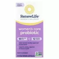 Renew Life, пробиотик для женского здоровья, 50 млрд КОЕ, 30 вегетарианских капсул