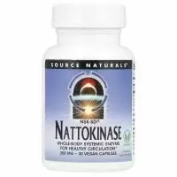 Source Naturals, NSK-SD®, наттокиназа, 200 мг, 30 веганских капсул