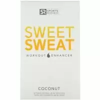 Sports Research, Sweet Sweat Workout Enhancer, Coconut, 20 Travel Packets, 0.53 oz (15 g) Each