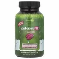 Irwin Naturals, Steel-Libido розовый для женщин 60 софтгелей